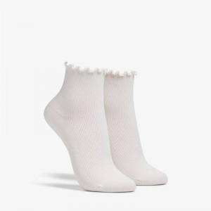 Clarks 2 Pack Rosewelt Crew Sock Blancas | CLKS-84636