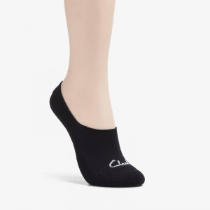 Clarks Basic Liner Sock Negras | CLKS-84654