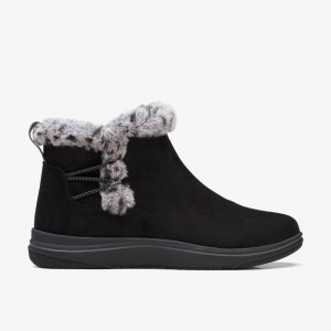 Clarks Breeze Fur Negras | CLKS-85469