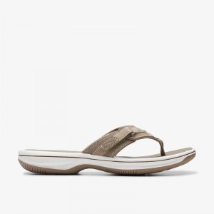 Clarks Breeze Sea Gris Marrones | CLKS-84897