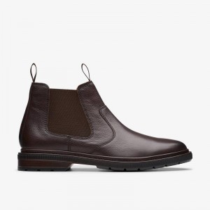 Clarks Burchill Up Marrones Oscuro | CLKS-84421