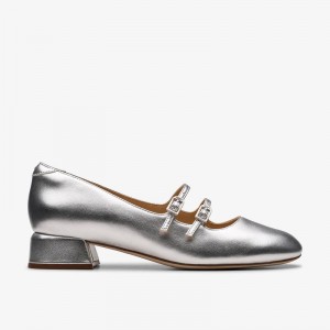 Clarks Daiss 30 Shine Plateadas | CLKS-84991