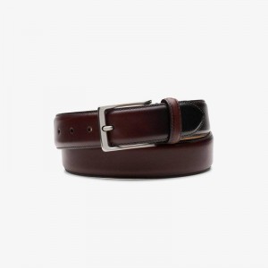 Clarks Dress Belt Burnished Marrones | CLKS-84201