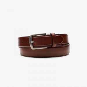 Clarks Dress Belt Burnished Marrones | CLKS-84197