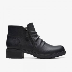 Clarks Hearth Dove Negras | CLKS-85523