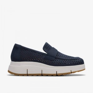 Clarks Loriini Edge Azul Marino | CLKS-85419