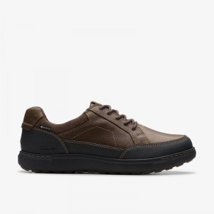 Clarks Mapstone Lo Gore-Tex Marrones Oscuro | CLKS-84353