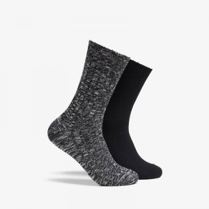 Clarks Marled Crew Sock Negras | CLKS-84171