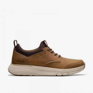 Clarks Motion Trek EZ Marrones Oscuro | CLKS-84227