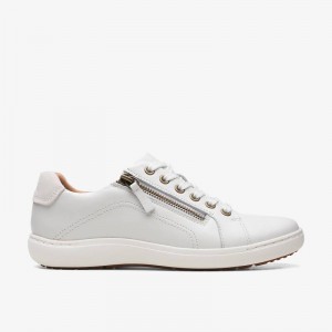 Clarks Nalle Lace Blancas | CLKS-85141