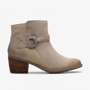 Clarks Neva Buckle Gris | CLKS-85447