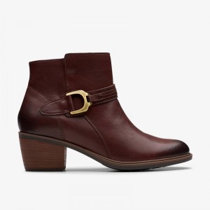 Clarks Neva Buckle Marrones | CLKS-85448