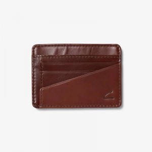 Clarks Shine Credit Card Holder Marrones | CLKS-84160