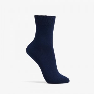 Clarks Solid Dress Crew Sock Azul Marino | CLKS-84655