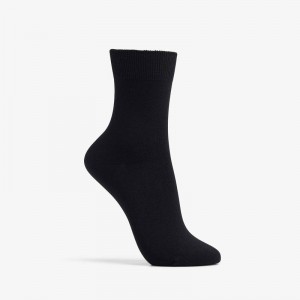 Clarks Solid Dress Crew Sock Negras | CLKS-84656