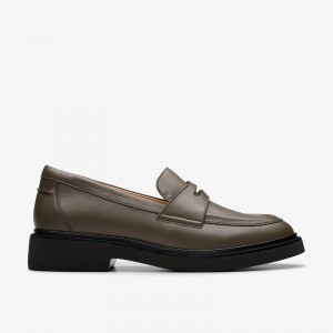 Clarks Splend Edge Verde Oliva Oscuro | CLKS-84831