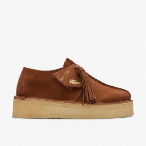 Clarks Trek Wedge Camel | CLKS-84678