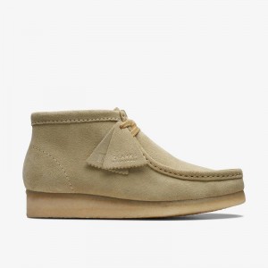 Clarks Wallabee Boot Beige | CLKS-85555