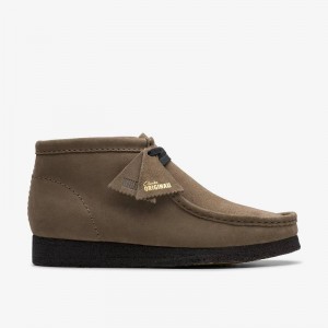 Clarks Wallabee Boot Gris Oscuro | CLKS-84498