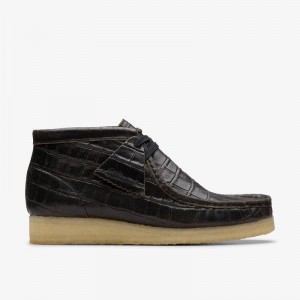 Clarks Wallabee Boot Negras | CLKS-85554