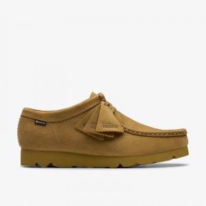 Clarks Wallabee Gore-Tex Burdeos | CLKS-84516