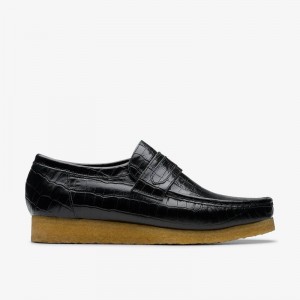 Clarks Wallabee Loafer Negras | CLKS-84296