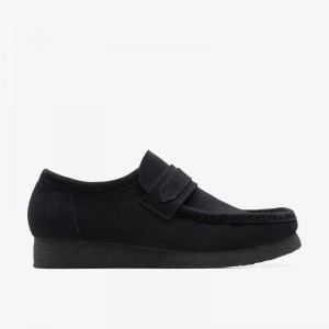 Clarks Wallabee Loafer Negras | CLKS-84298