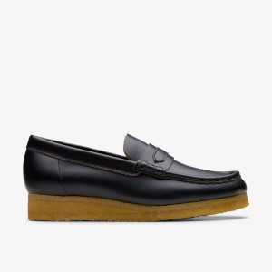 Clarks Wallabee Loafer Negras | CLKS-84824