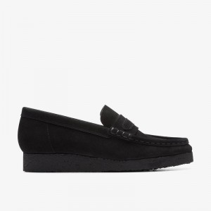 Clarks Wallabee Loafer Negras | CLKS-85402