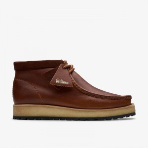 Clarks Wallabee Scout Marrones Oscuro | CLKS-84490