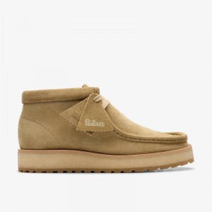 Clarks Wallabee Scout Marrones Oscuro | CLKS-85607