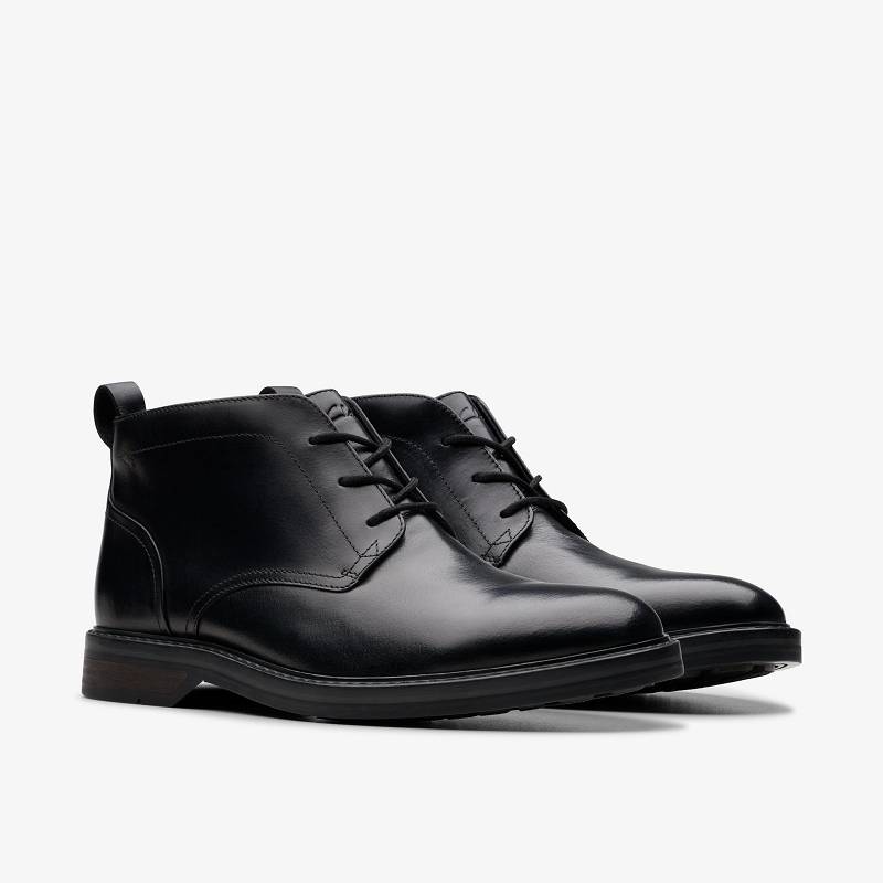 Clarks Aldwin Chukka Negras | CLKS-84364