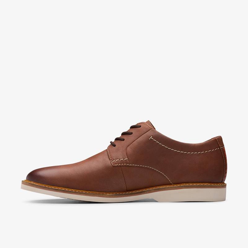 Clarks Atticus LT Lace Marrones Oscuro | CLKS-84425