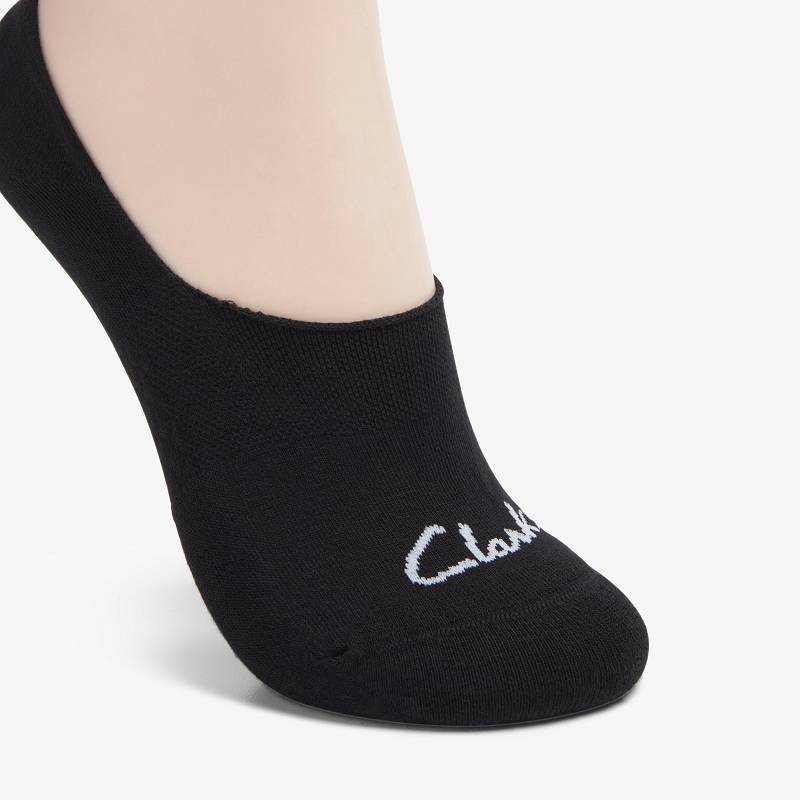 Clarks Basic Liner Sock Negras | CLKS-84654