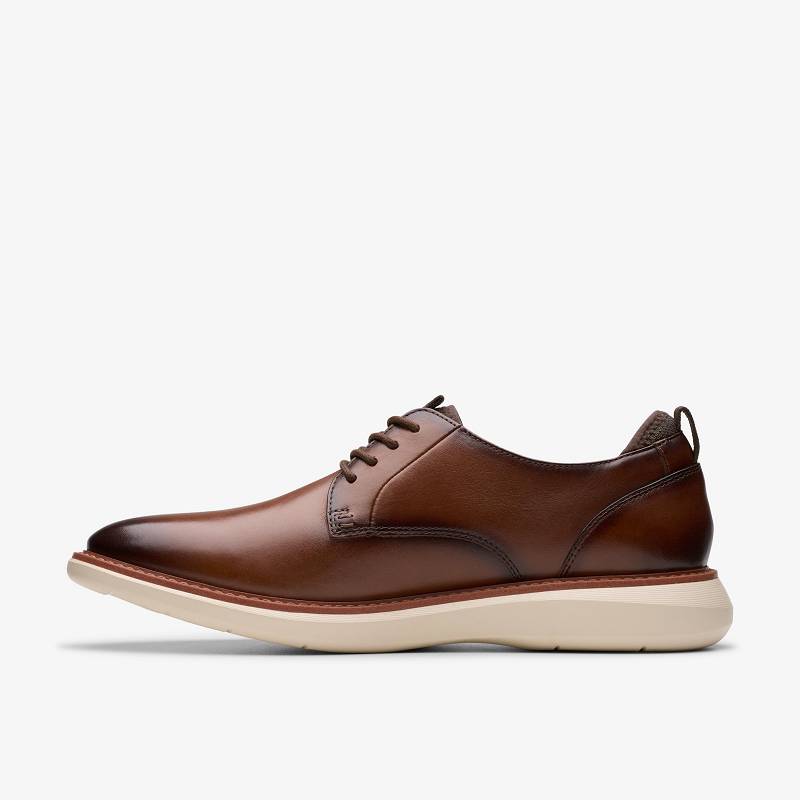 Clarks Brantin Plain Marrones Oscuro | CLKS-84475