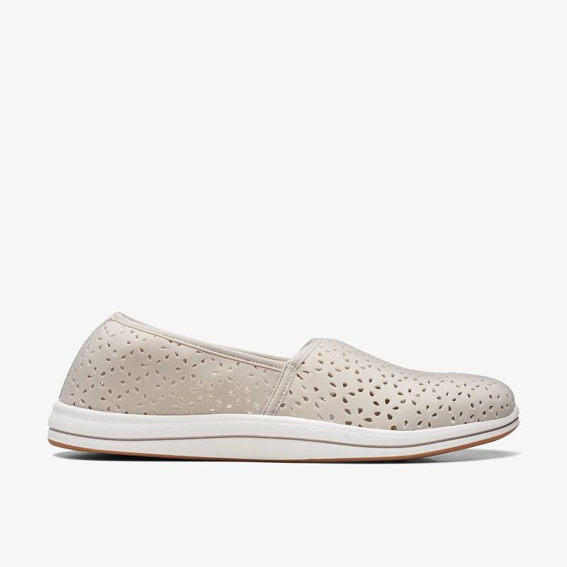 Clarks Breeze Emily Gris Claro Marrones | CLKS-84862