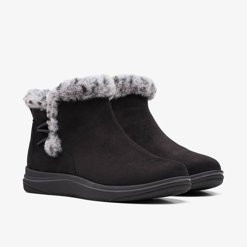 Clarks Breeze Fur Negras | CLKS-85469