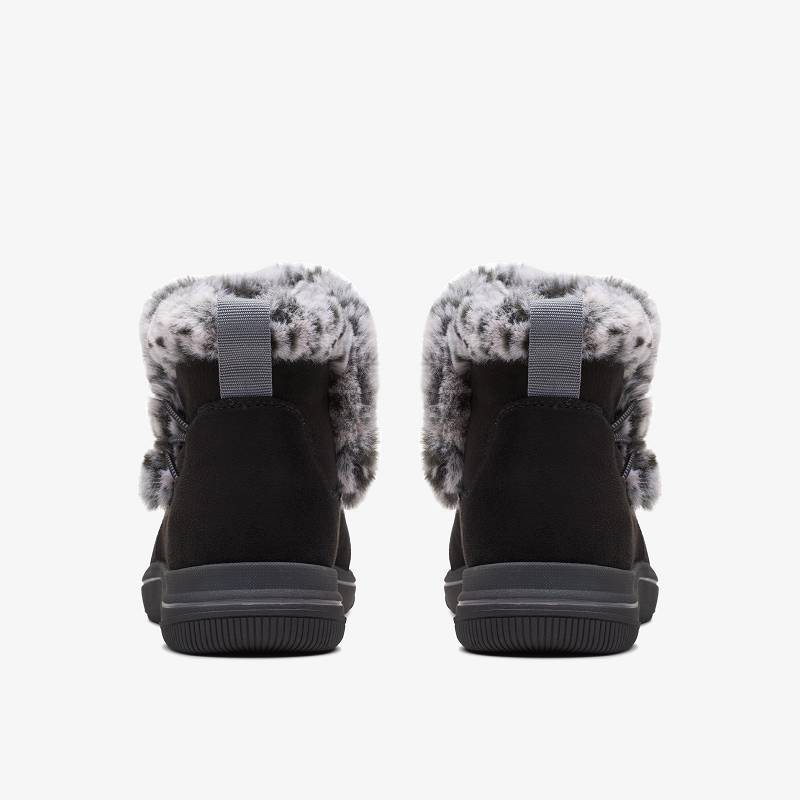 Clarks Breeze Fur Negras | CLKS-85469