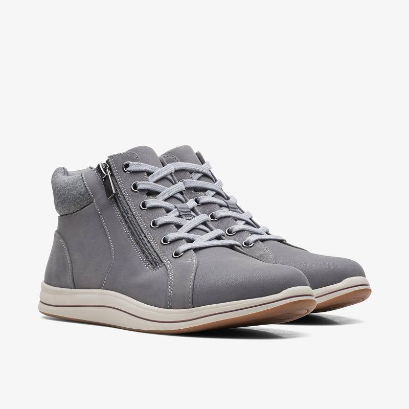 Clarks Breeze Glide Gris Oscuro | CLKS-85545