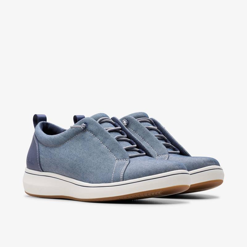 Clarks Breeze Sky Lace Azul Marino | CLKS-85329