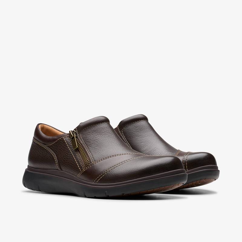 Clarks Certina Pure Marrones Oscuro | CLKS-85312