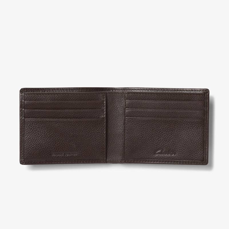 Clarks Classic Pebble Slimfold Wallet Marrones | CLKS-84166