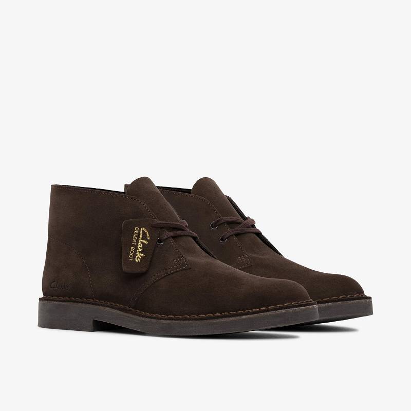 Clarks Desert Boot Evo Marrones Oscuro | CLKS-84469