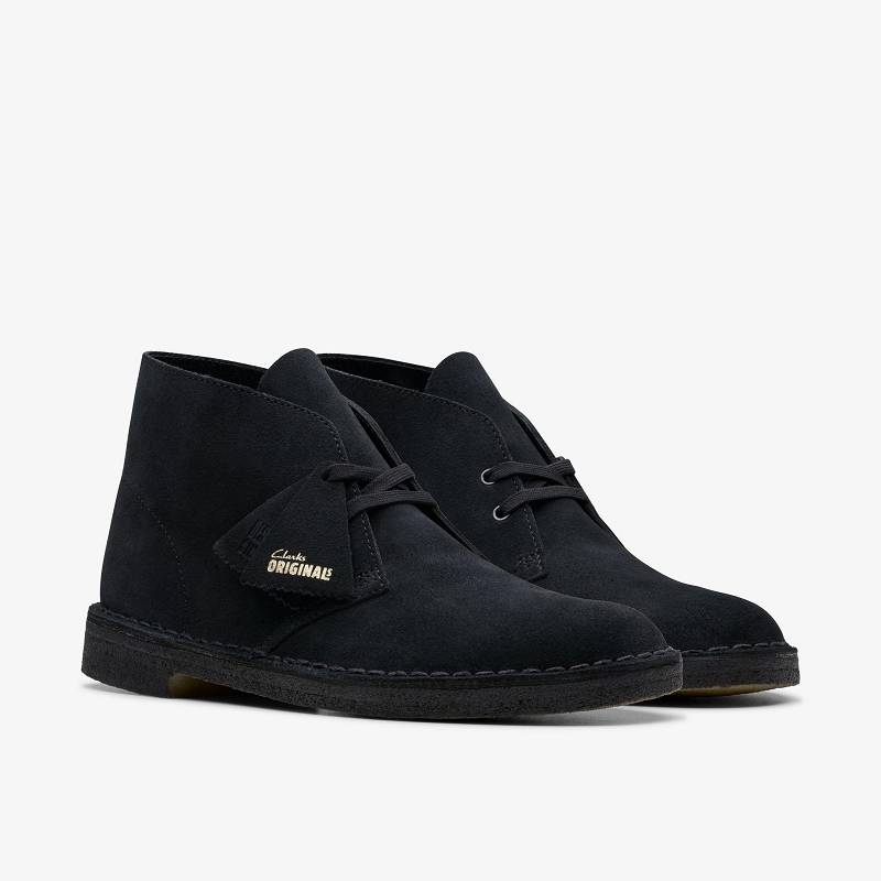 Clarks Desert Boot Negras | CLKS-84470