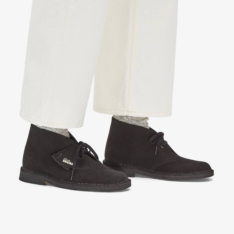 Clarks Desert Boot Negras | CLKS-85550