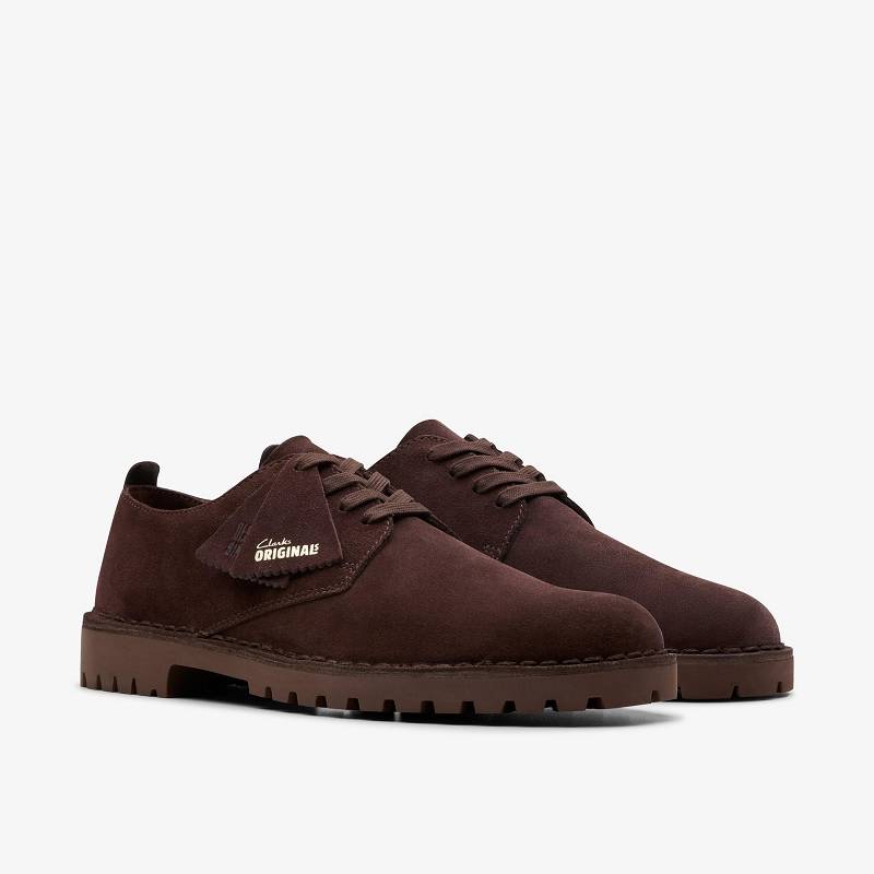 Clarks Desert Rock Lo Marrones Oscuro | CLKS-84340