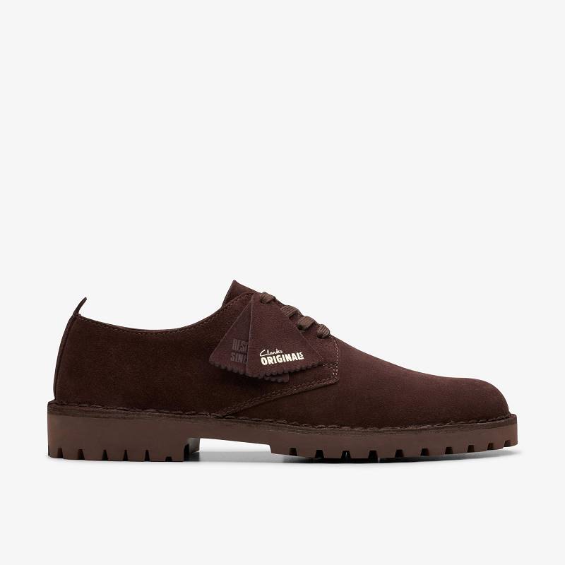 Clarks Desert Rock Lo Marrones Oscuro | CLKS-84340