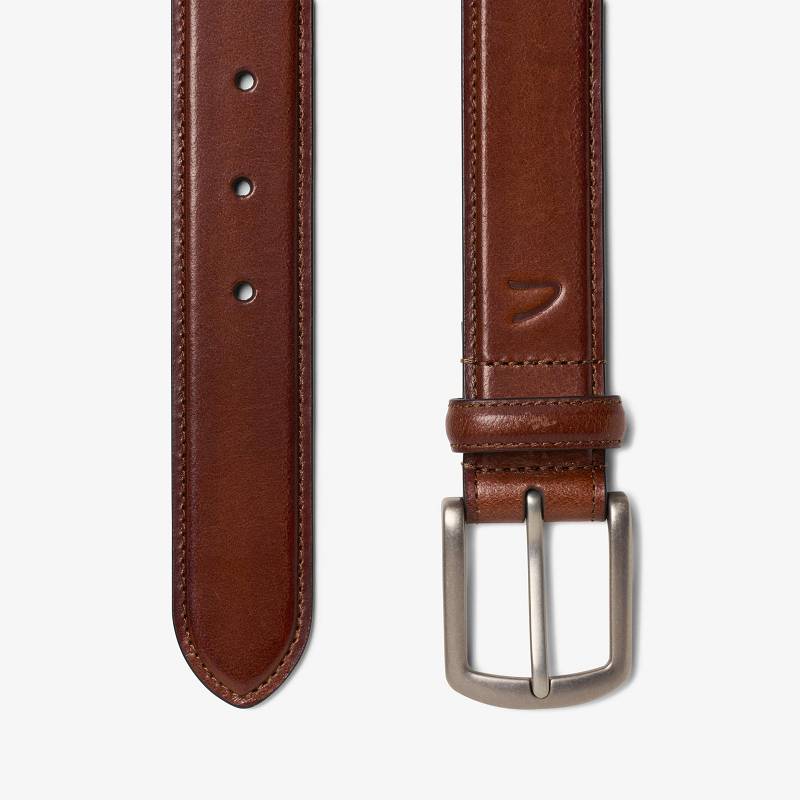 Clarks Dress Belt Burnished Marrones | CLKS-84197