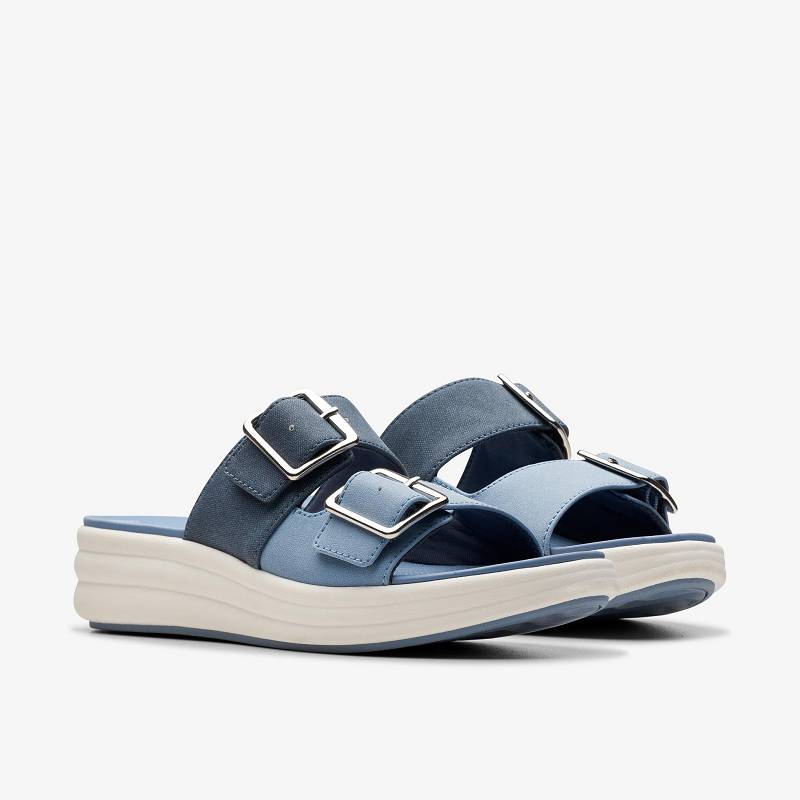 Clarks Drift Buckle Azules | CLKS-84701