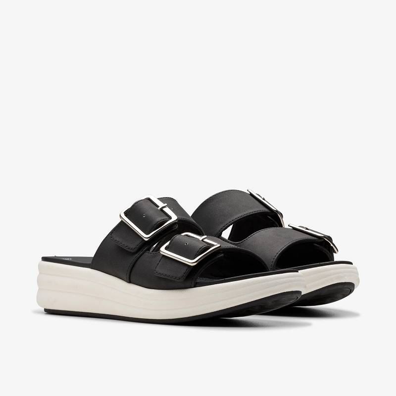 Clarks Drift Buckle Negras | CLKS-84700